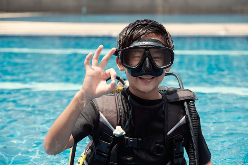 Starting diving at a young age will have more advantages