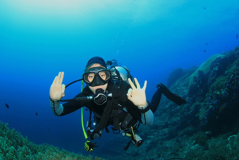 scuba diving