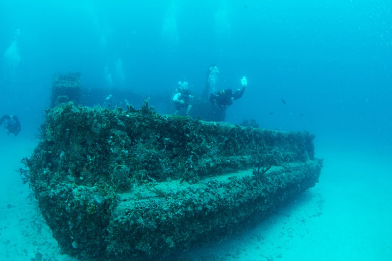 Diving-at-Wreck-off-Ft-Lauderdale